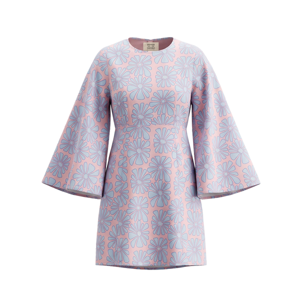 Mary Dress in Tropical Print