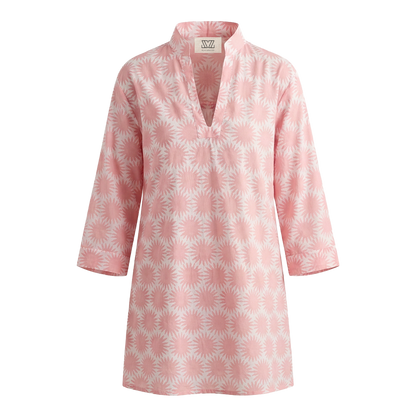 Short Douce Dress in Sun Print