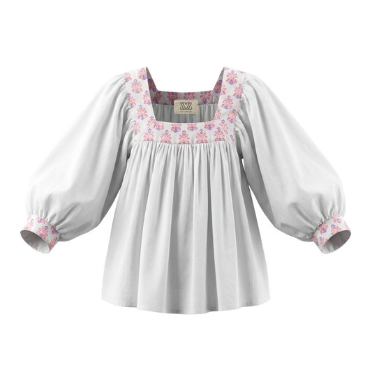 Viti Top in Berry Print