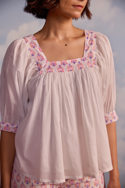 Viti Top in Berry Print