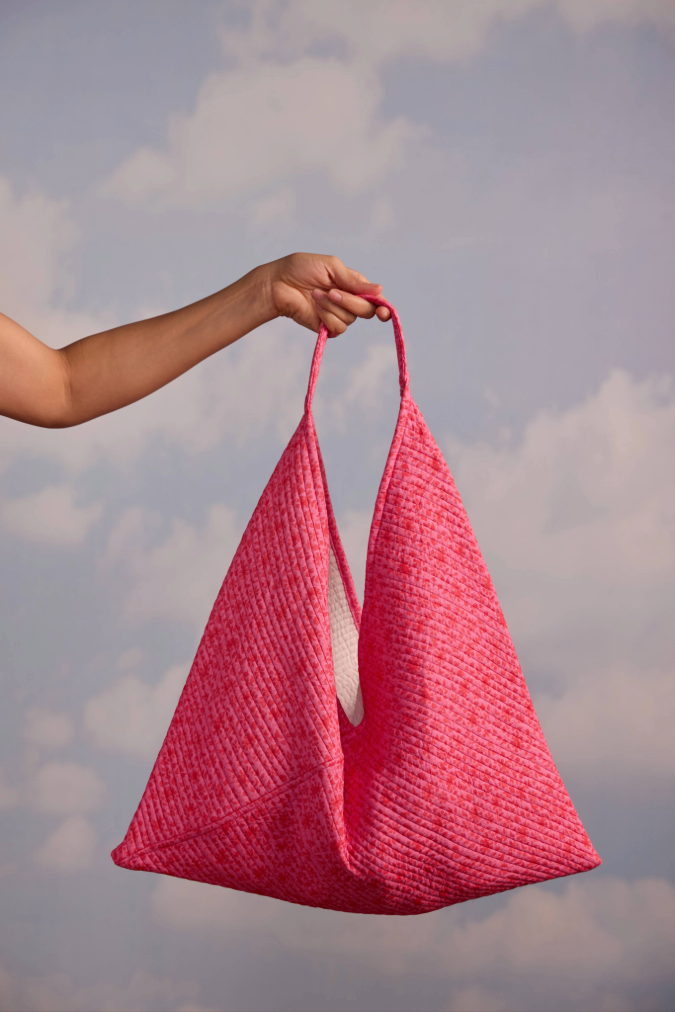 Boho Bag in Ditsy Print