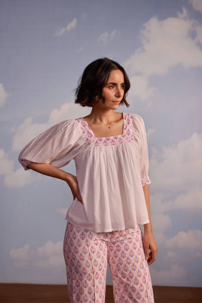 Viti Top in Berry Print
