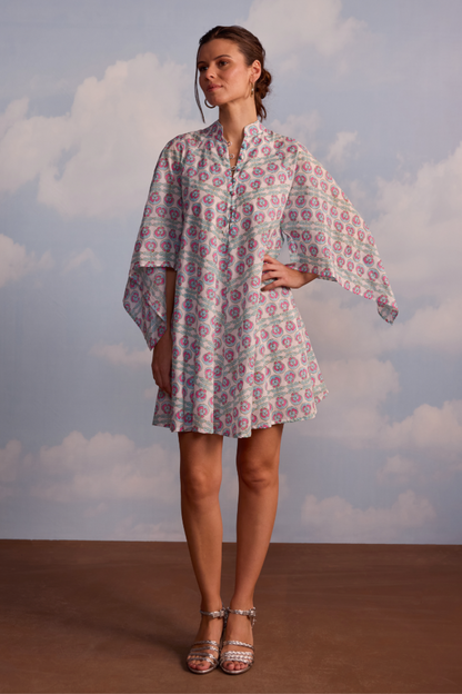 Julia Dress in Pansy Print