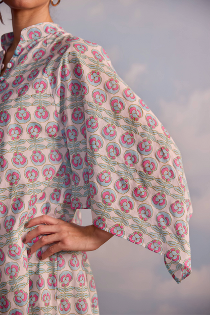 Julia Dress in Pansy Print