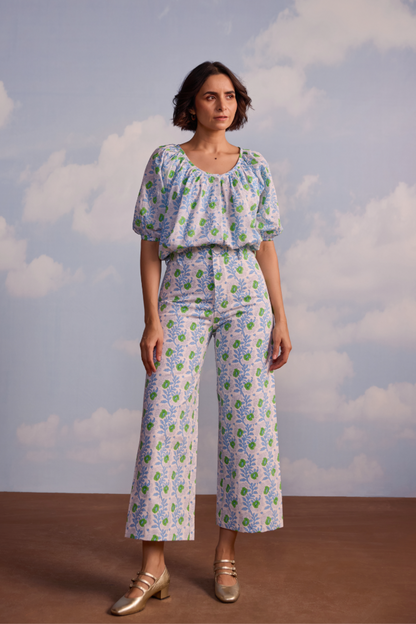 Leila Top in Essa Print