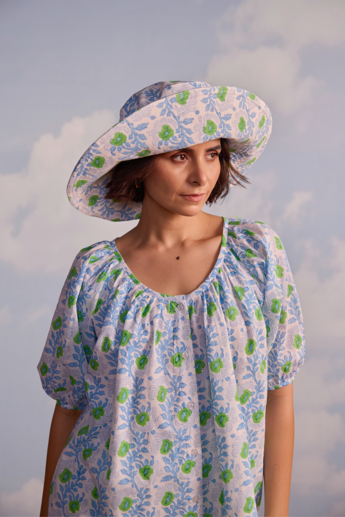 Sun Hat in Essa Print