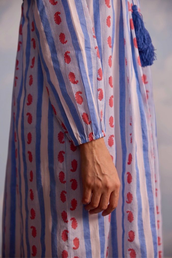 Kitty Dress in Ribbon Print
