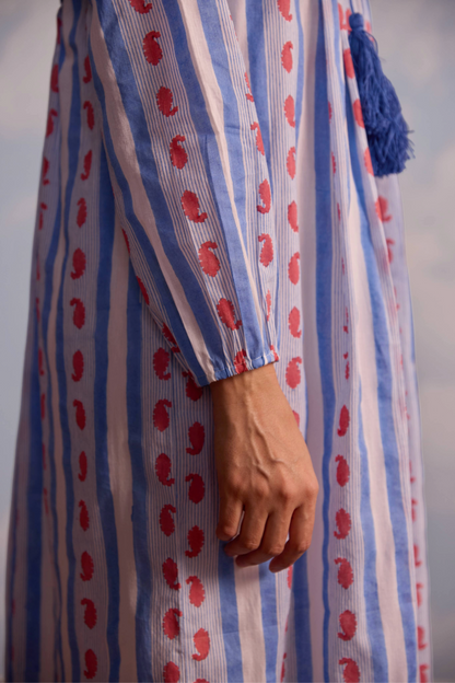 Kitty Dress in Ribbon Print