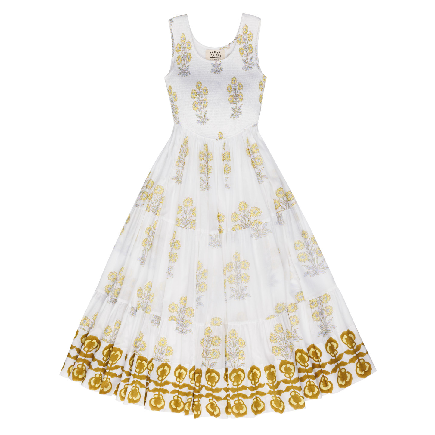 Cecilia Dress in Marigold Print