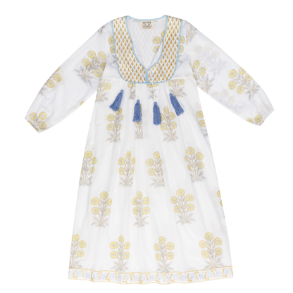Kitty Dress in Marigold Print