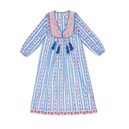 Kitty Dress in Ribbon Print