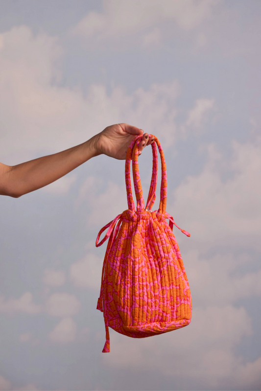 Bucket Bag in Nila Print