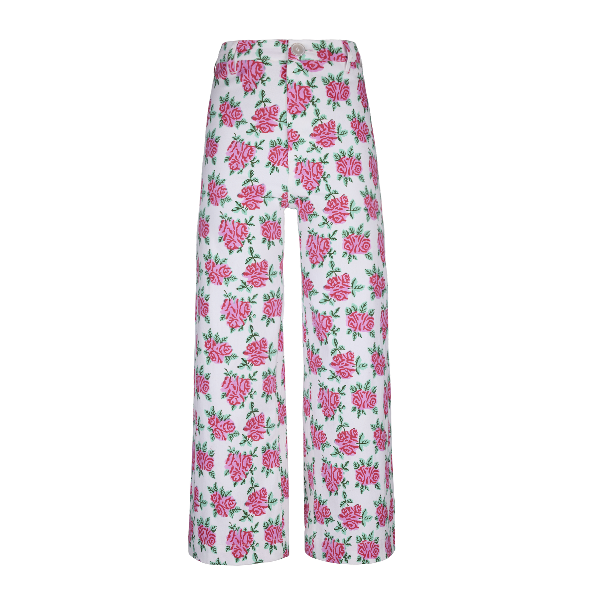 Disco Pants in English Rose Print