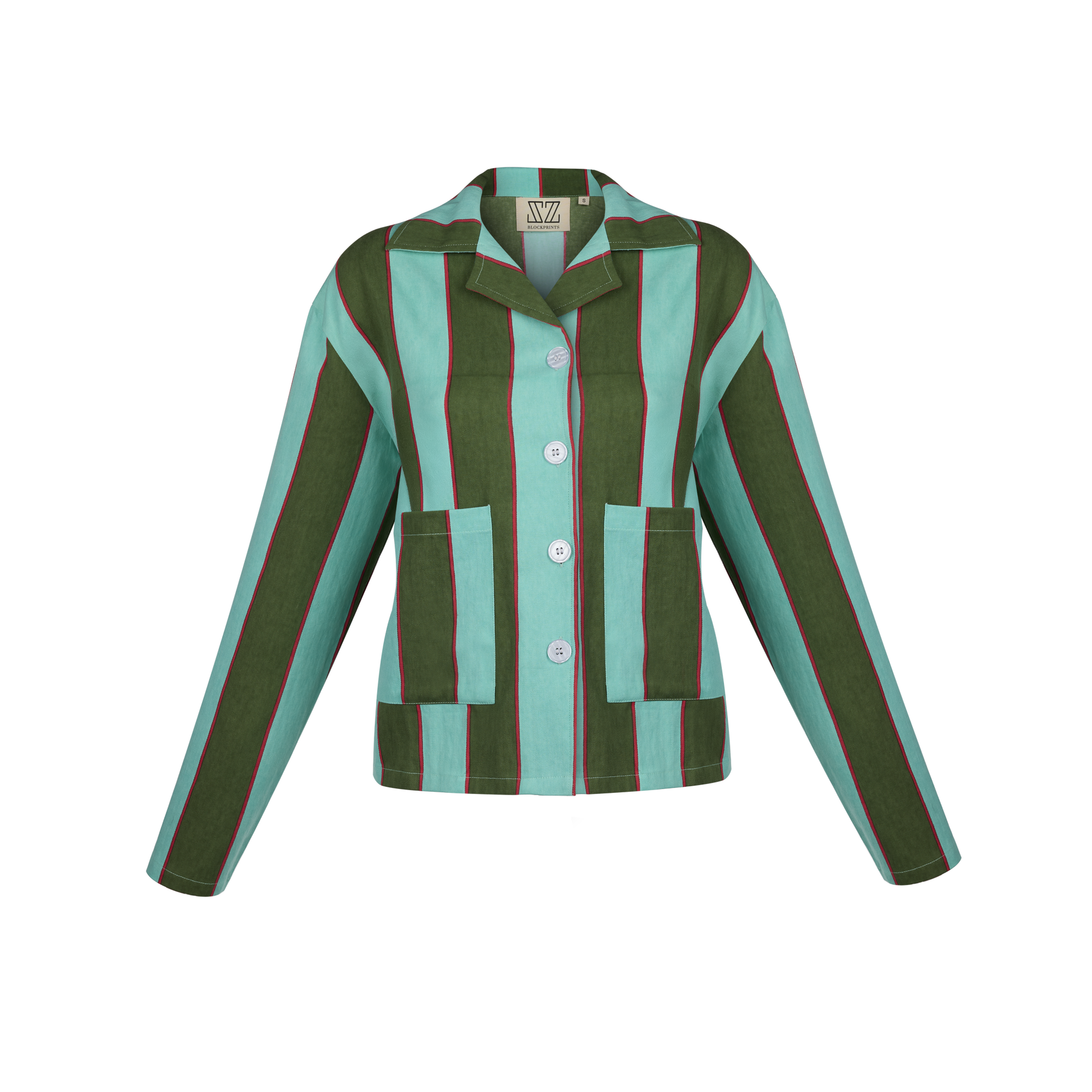 Cabana Shirt in Jai Stripe