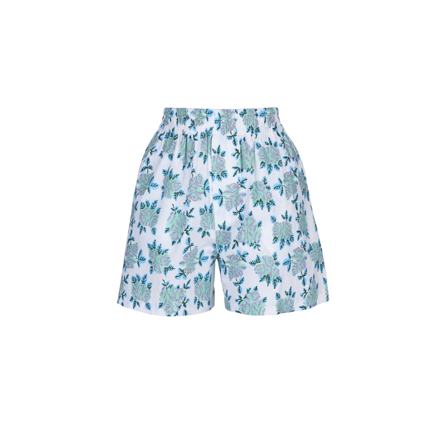 Cabana Shorts in Big English Rose