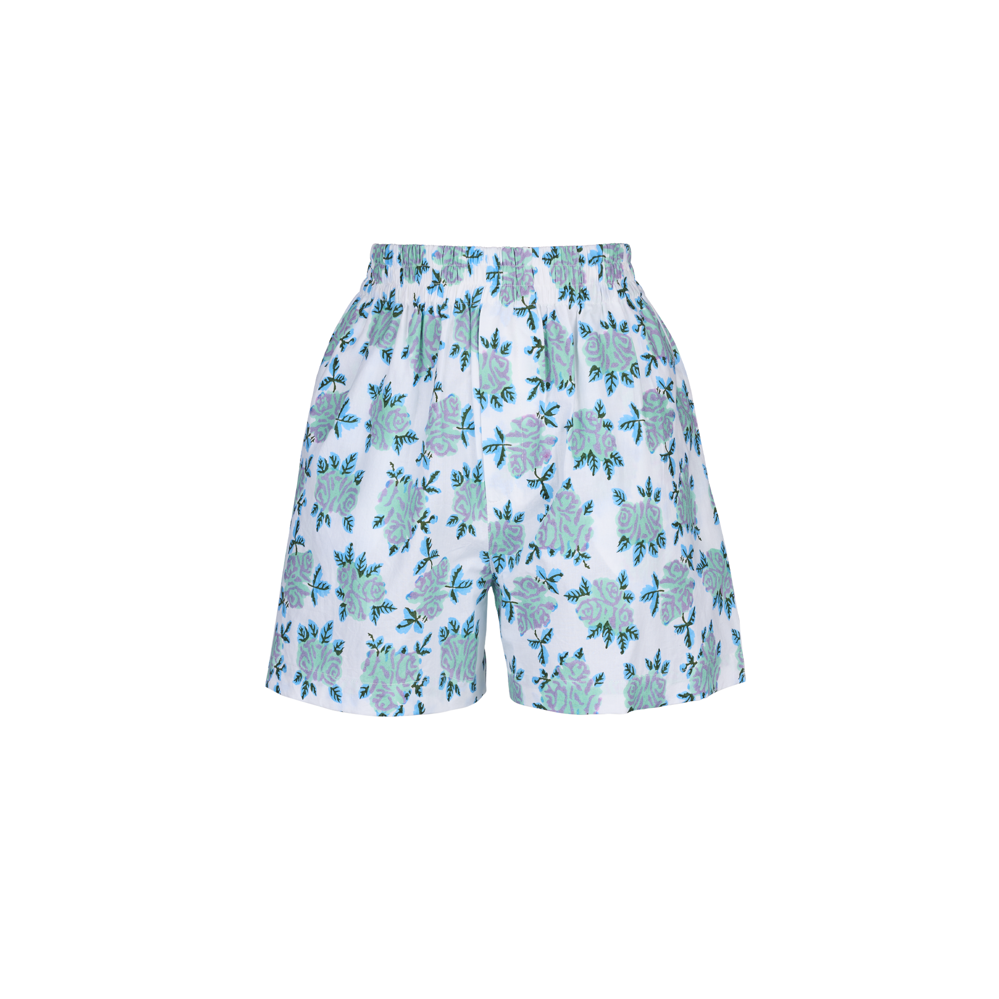 Cabana Shorts in Big English Rose