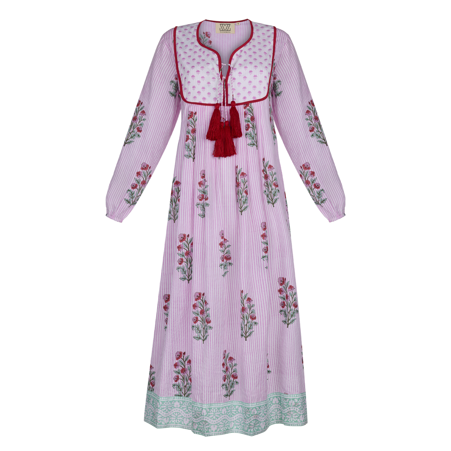 Kitty Dress in Aneeza on Thin Stripe