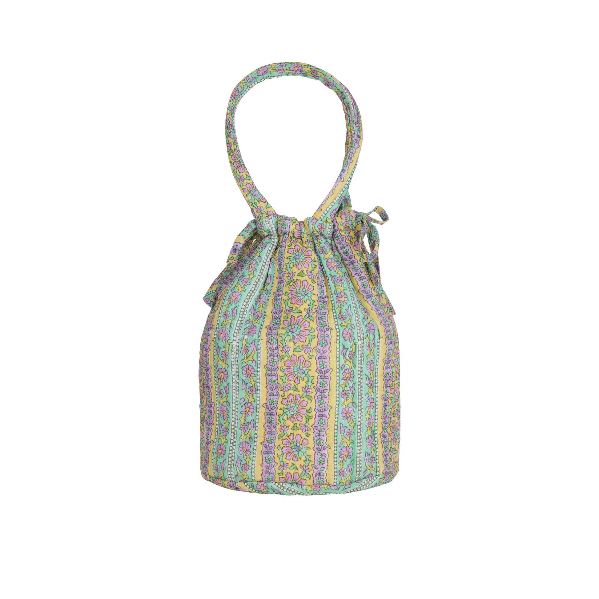 Bucket Bag in Garland Stripe