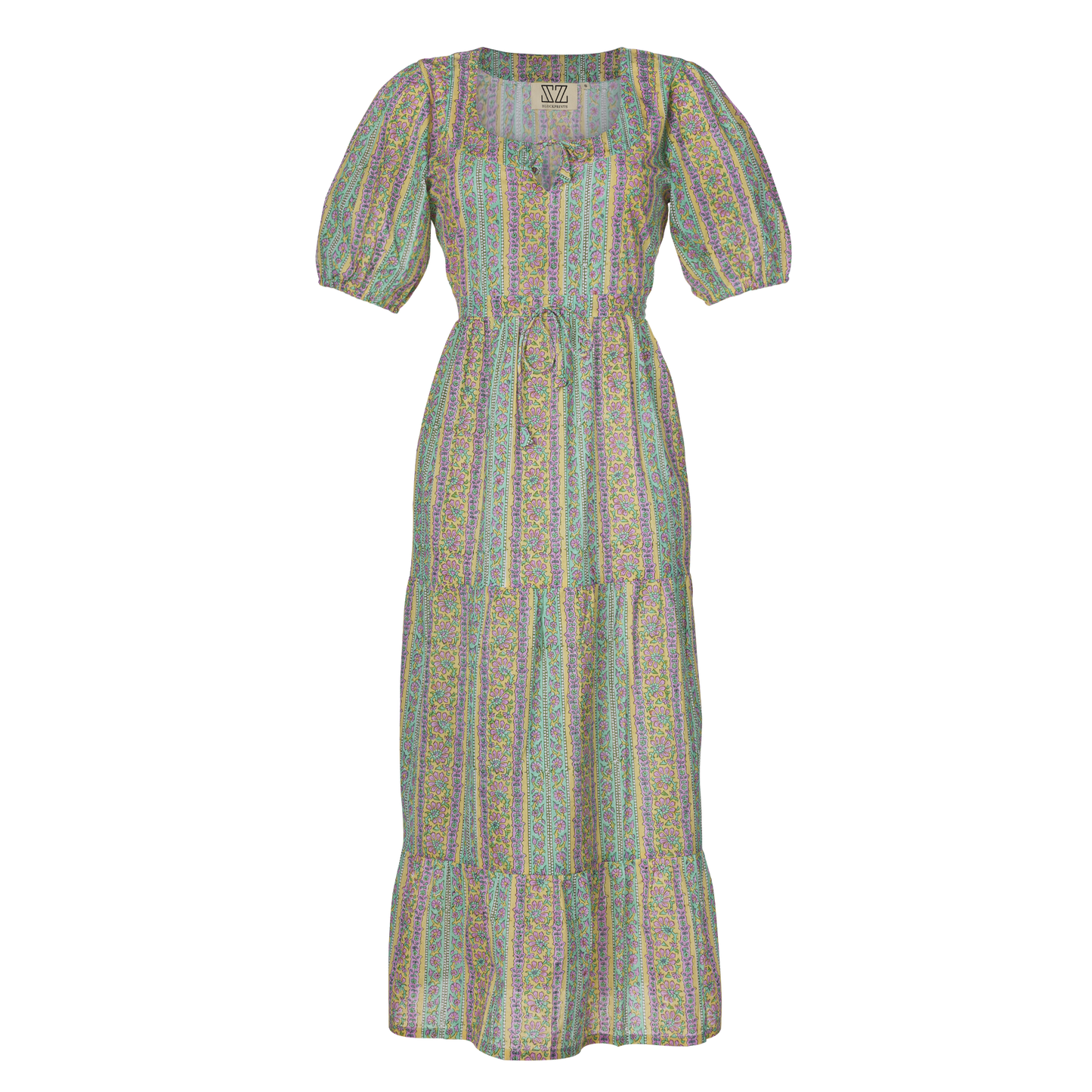 Laura Dress in Garland Stripe