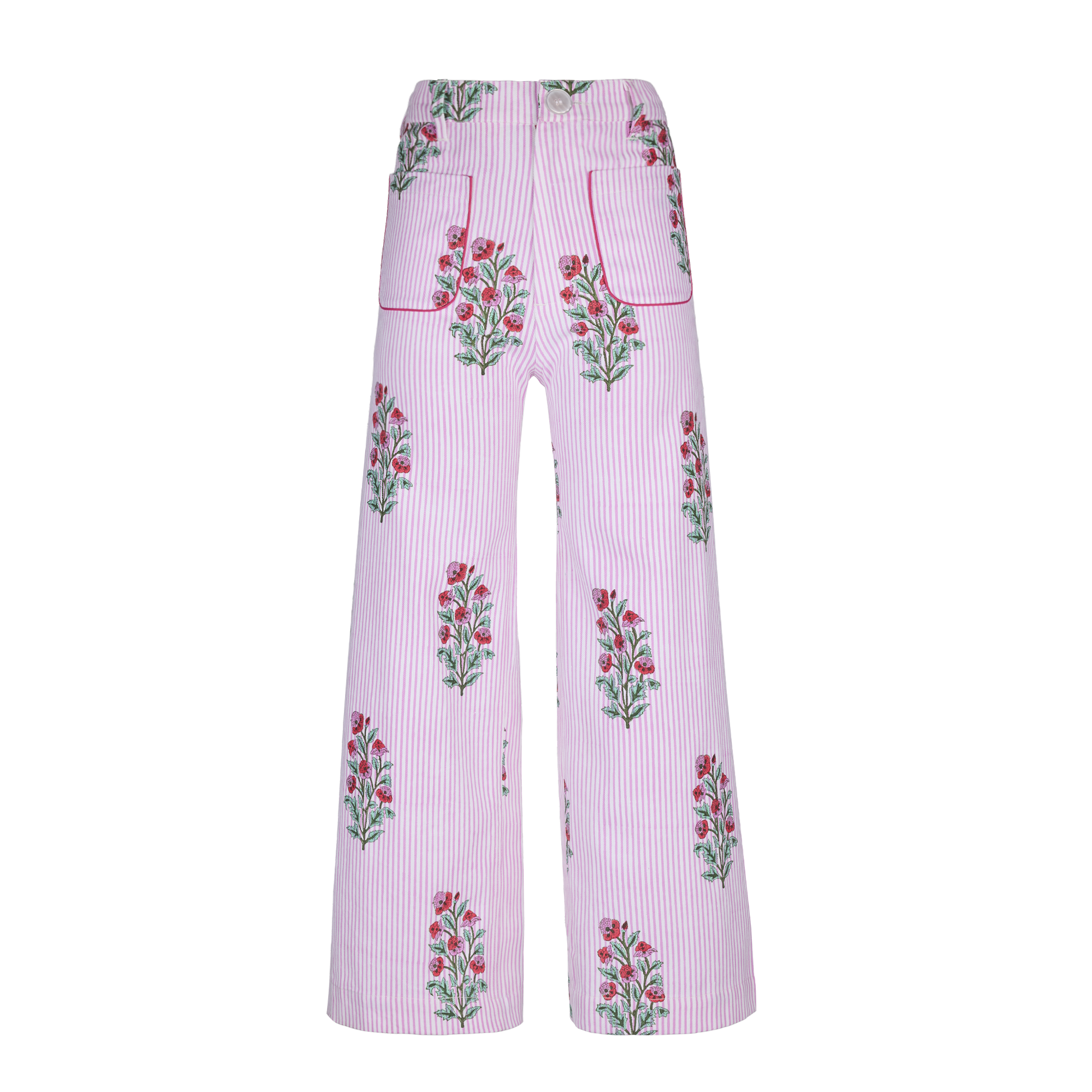 Painter Pant in Aneeza on Thin Stripe