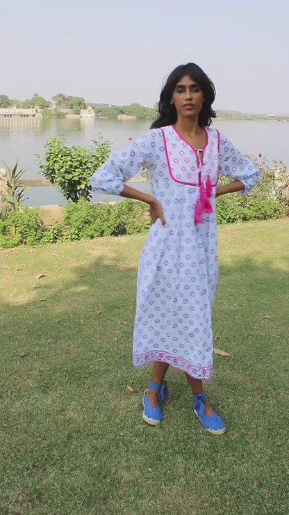 Final Sale: Kitty Dress in Daffodil Print
