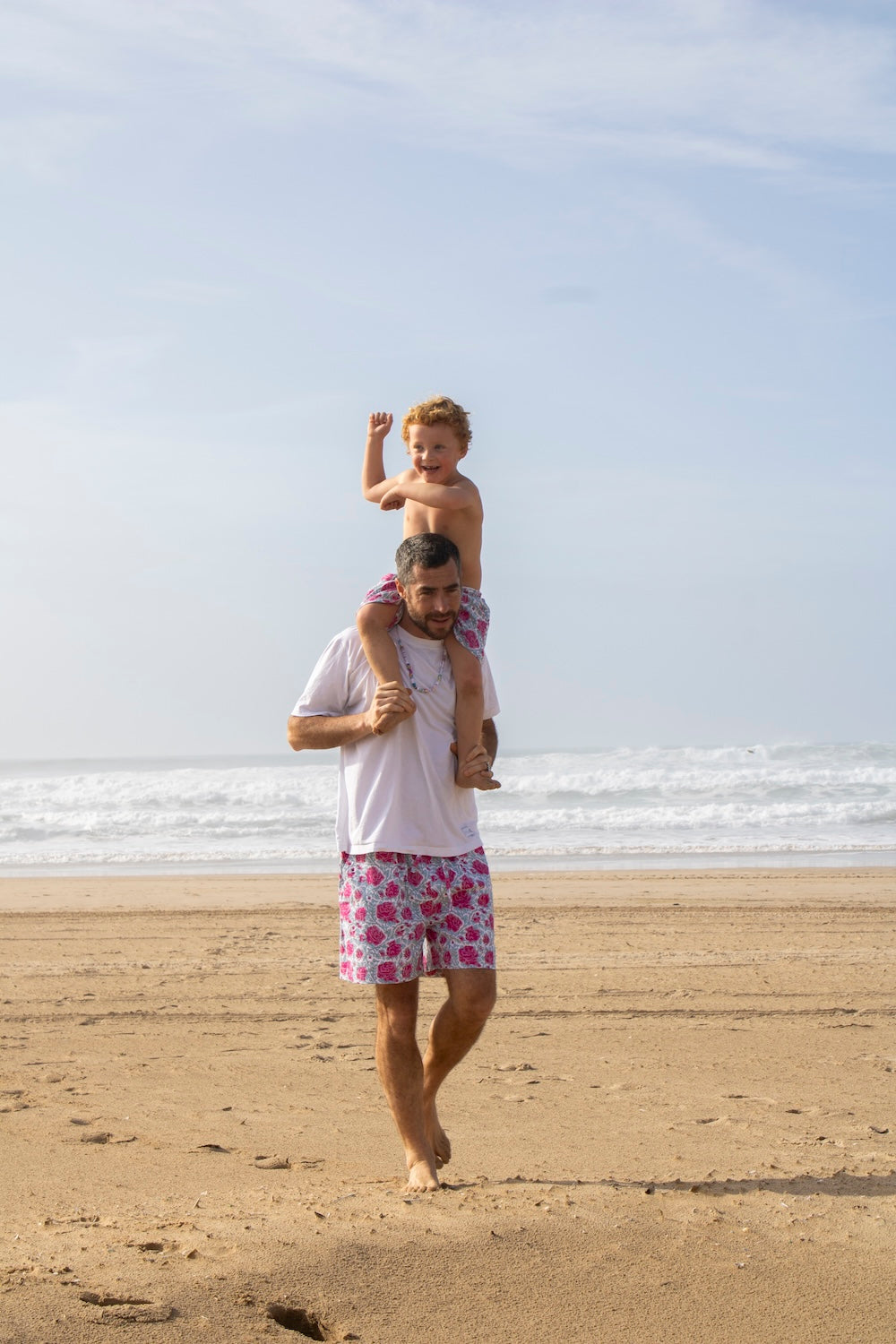 Men's Short in Rose Print