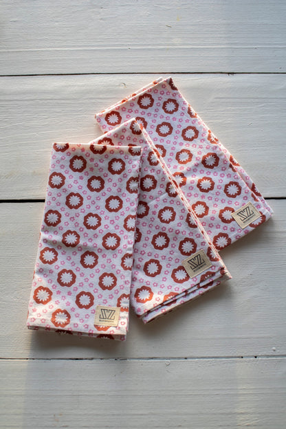 Napkin Set in Daffodil Print