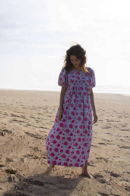 Sai Dress in Rose Print