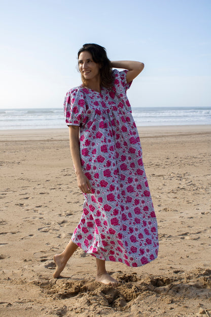 Sai Dress in Rose Print