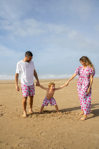 Sai Dress in Rose Print