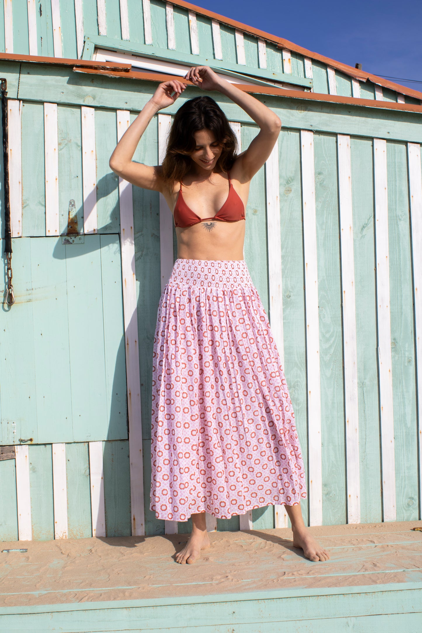 Suzi Skirt in Daffodil Print