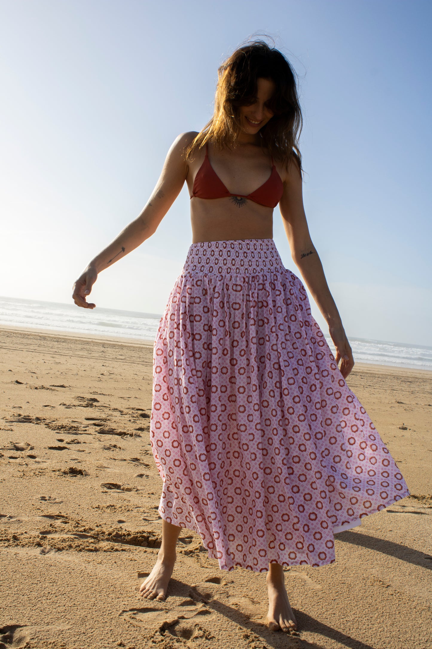 Suzi Skirt in Daffodil Print