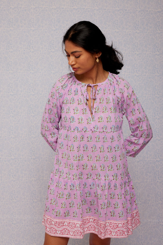 Final Sale: Priya Dress in Violet